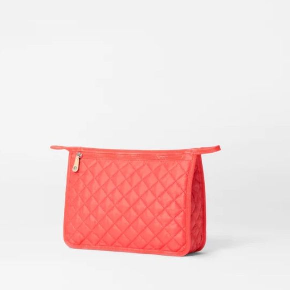 NWT MZ Wallace Coral Metro Clutch - Picture 3 of 4